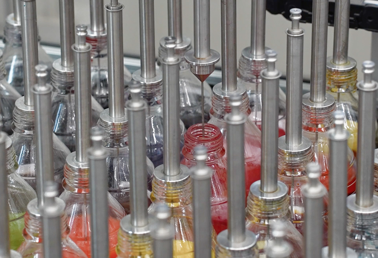 Departamento de tinte industrial